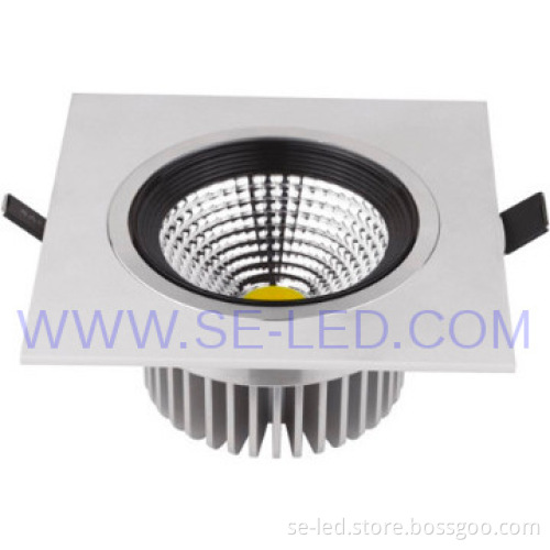 interior empotrada 45 grado Blanco puro 10W LED Downlight